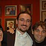 Con mi mujer y mi querido amigo Joan Bruno en la Fundación Eutherpe.León